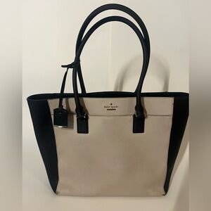 Kate Spade neutral colour block tote/handbag